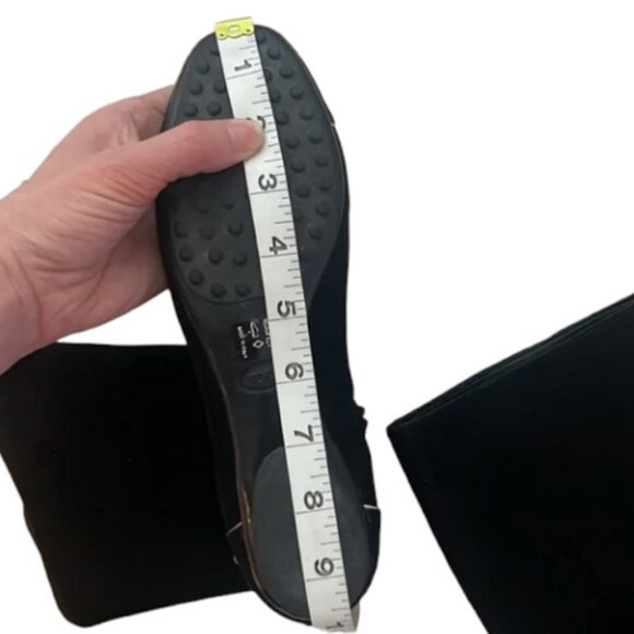 Tod's Gommino black suede flat high boots size 36.5 - Picture 13 of 13